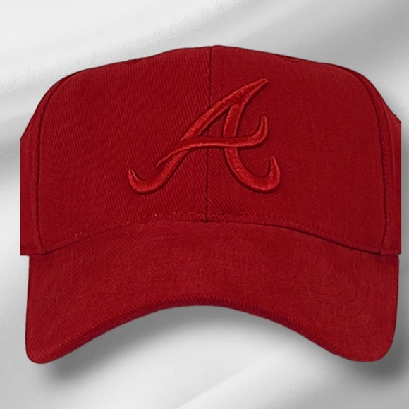 New Mens Vintage Atlanta Braves Snapback Cap Hat - Picture 2 of 5